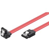 Cablu de Date Sata 7p Tata - Tata Cotit Rosu 0.5m