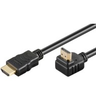 Cablu HDMI2.0 cu Ethernet 19p Tata - HDMI 19p Tata 90a° Aurit Ofc 5m
