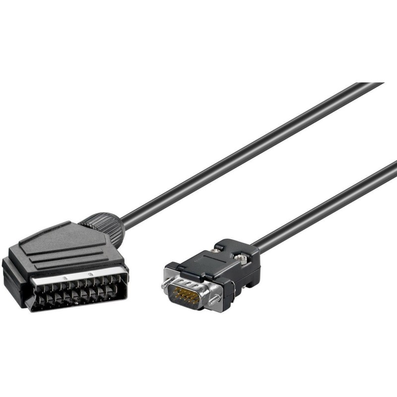 Cablu SCART Tata - VGA Tata, 2m