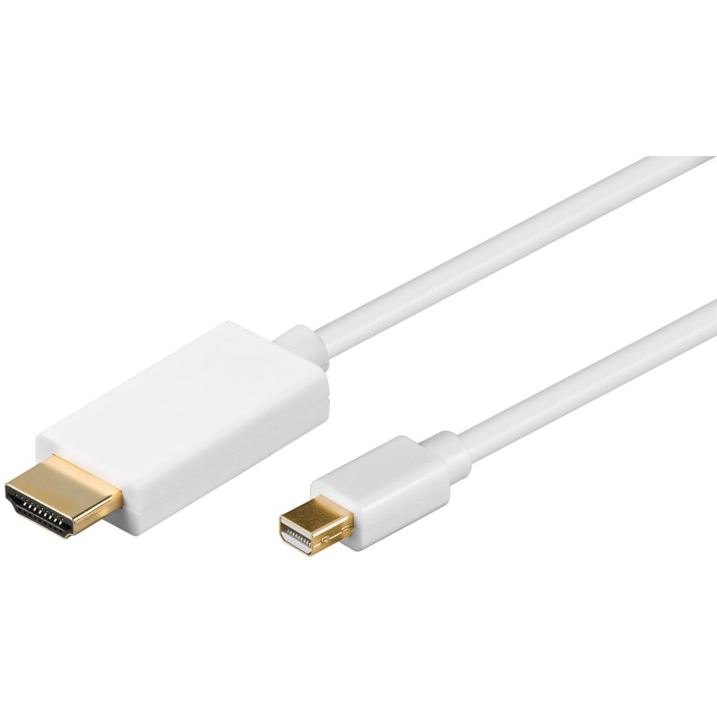 Cablu Mini DisplayPort mDP Tata - HDMI Tata, 2m, Goobay