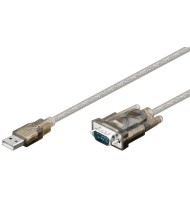 Cablu Convertor USB Tata La Serial Rs232 9p D-sub 1.5m Goobay