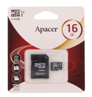 Card de Memorie Micro SDhc Uhs-i 16GB Clasa 10 cu Adaptor SD