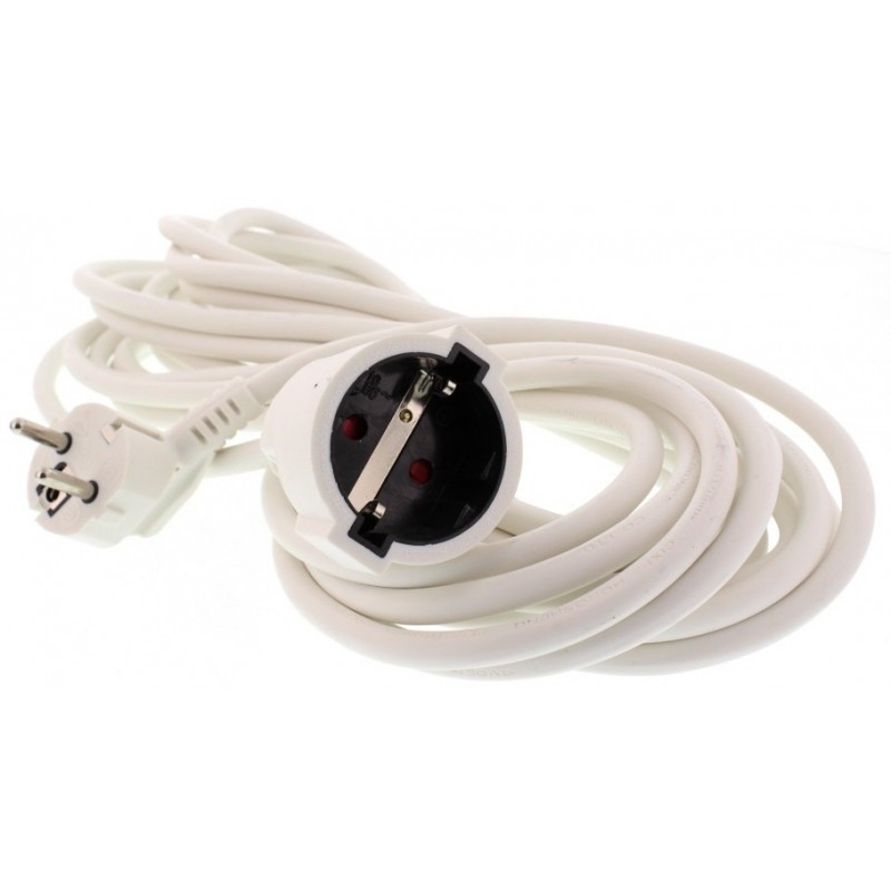 Cablu Prelungitor Electric Alb, IP20, Sectiune Cablu 3 x 1.5mm2, Lungime 10 m, Well