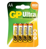 Set 4 x Baterii Alcaline Ultra GP R6 AA