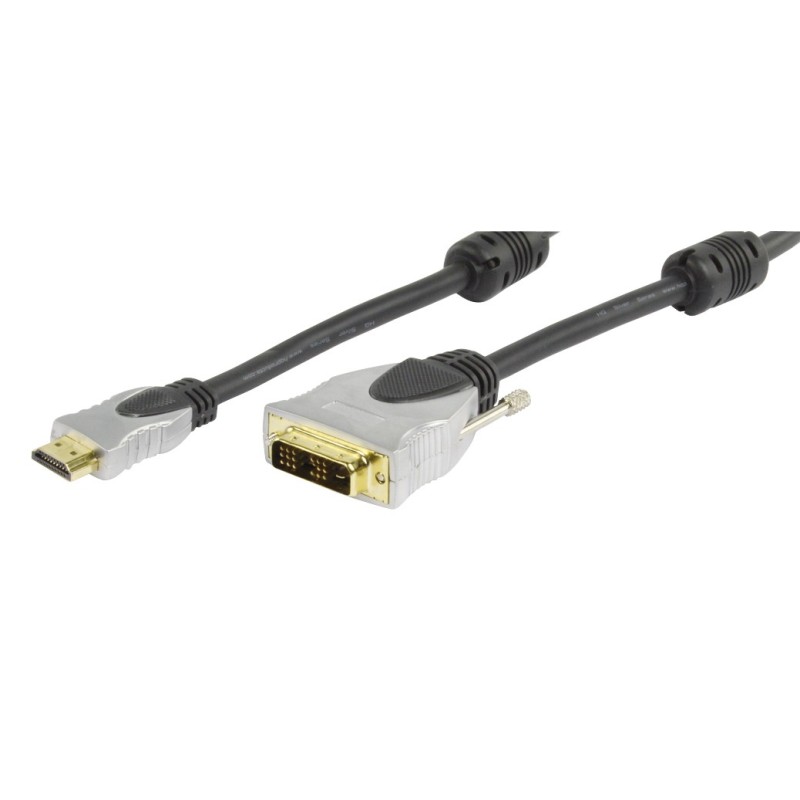 Cablu Profesional HDMI Tata - DVI-D 19pin Tata, 15m, Hq Oferta Pret ...