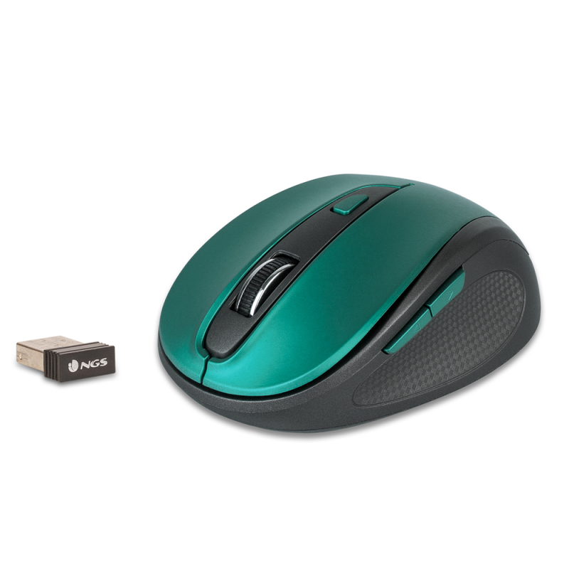 Mouse Wireless USB 800/1600dpi Albastru, NGS