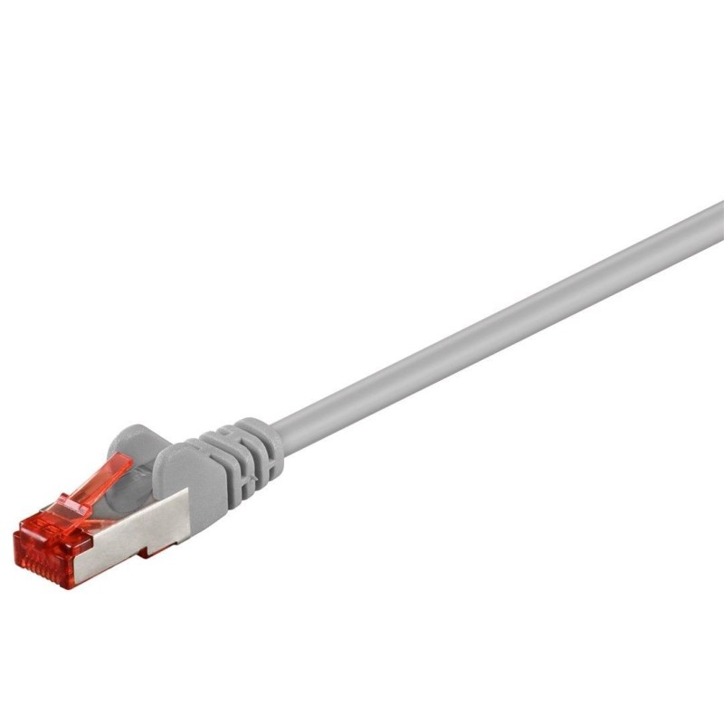 Cablu S / FTP Goobay, Cat 6, Patch Cord, 5m, Gri