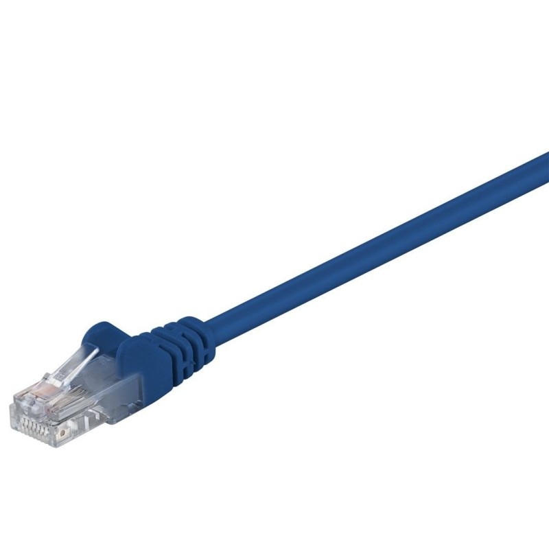 Cablu UTP Goobay, Cat 5e, Patch Cord, 0.5m, Albastru