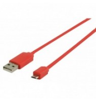 Cablu USB2.0 A Tata - Mico B Tata, 1m, Rosu