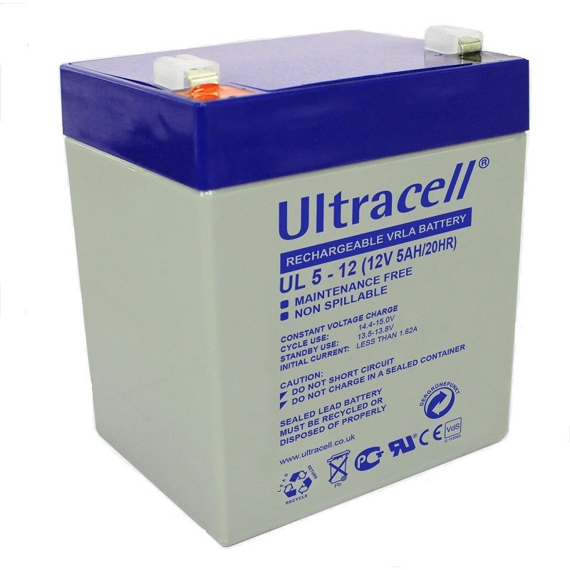 Acumulator Plumb Acid 12V / 5Ah, Terminal F1, Ultracell