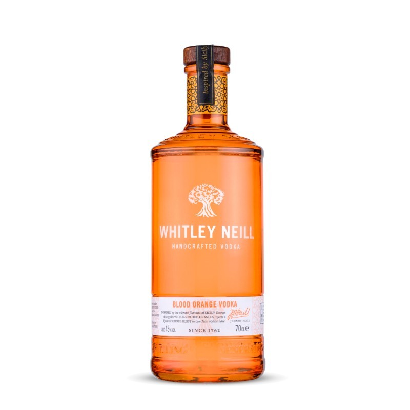 Whitley Neill Portocale Rosii, Blood Orange Vodka 43% Alc 0.7 l