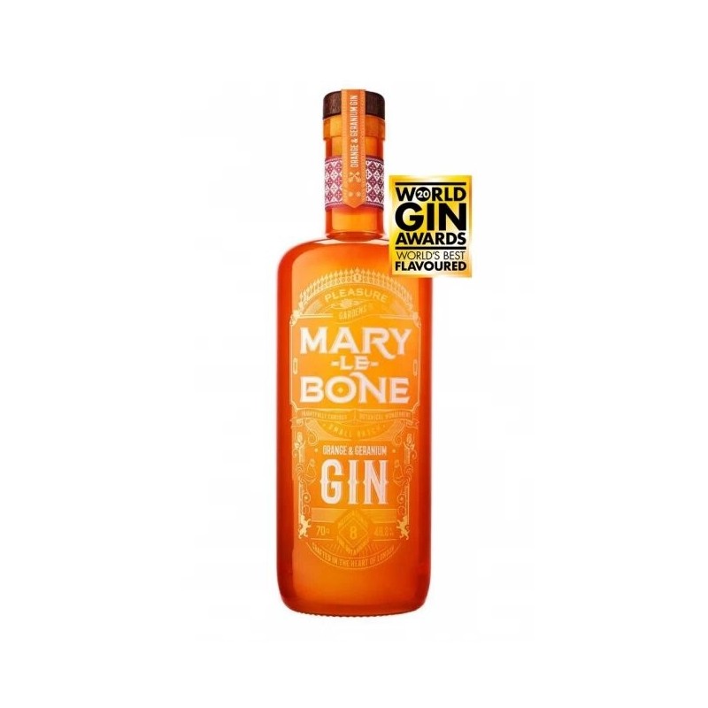 Gin Portocala & Muscata, Orange & Geranium Marylebone, Alcool 46.2%, 0.7l