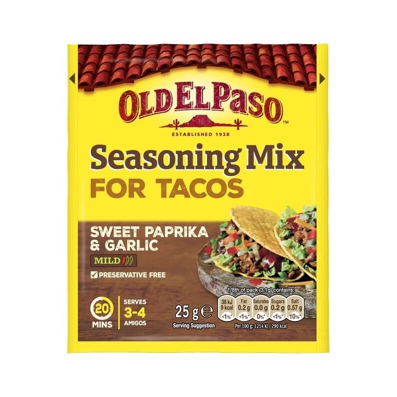 Mix Condimente Taco  Old El Paso 25g