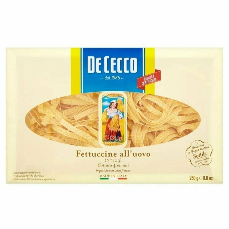 Paste cu Ou Fettuccine Matassine De Cecco, 250 g