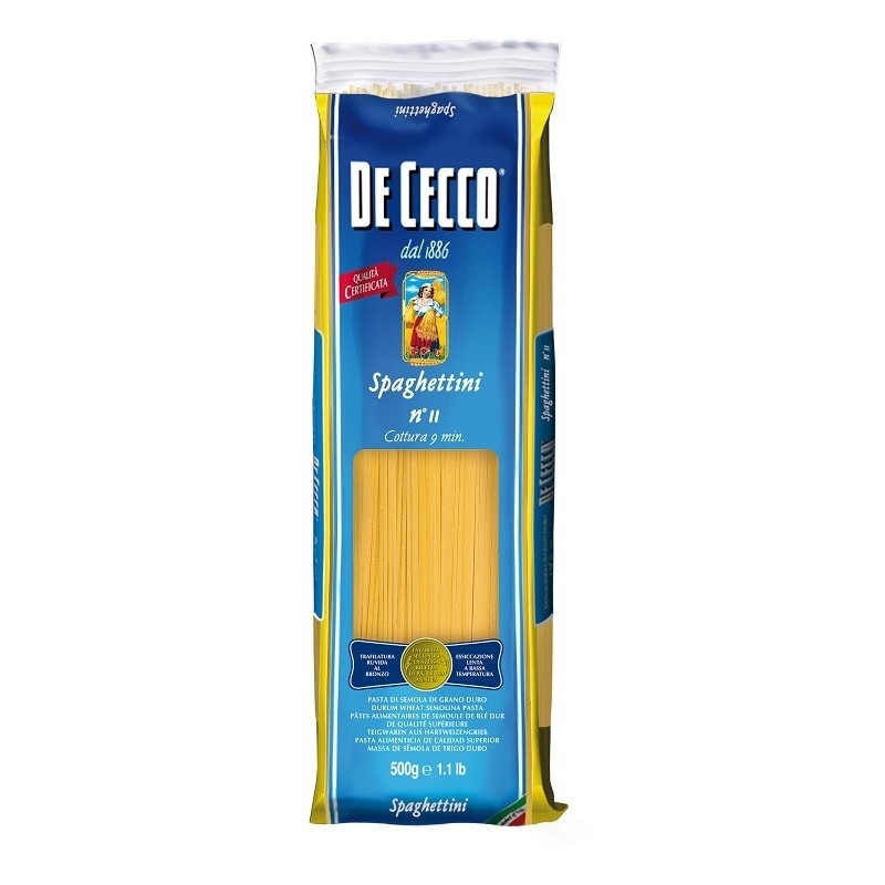 Paste Spaghettini De Cecco, 500 g