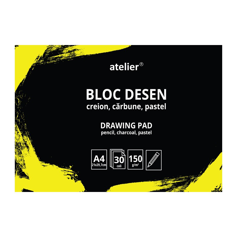 Bloc Desen Atelier - 14.8 x 21 cm - 150gr/mp