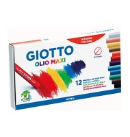 Set Pasteluri uleioase 12 Bucati Maxi Giotto