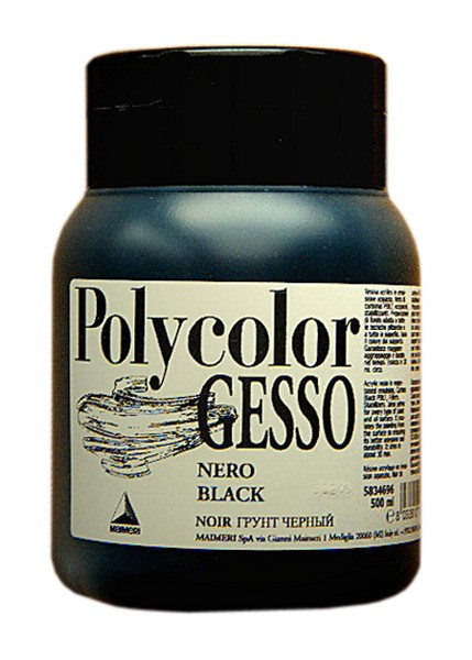 Gesso Polycolor negru Maimeri