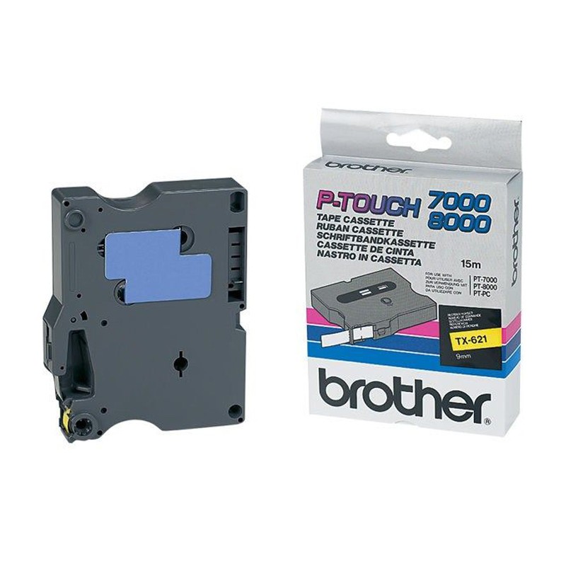 Banda Originala Brother Etichete TX621, 9mm x 15m
