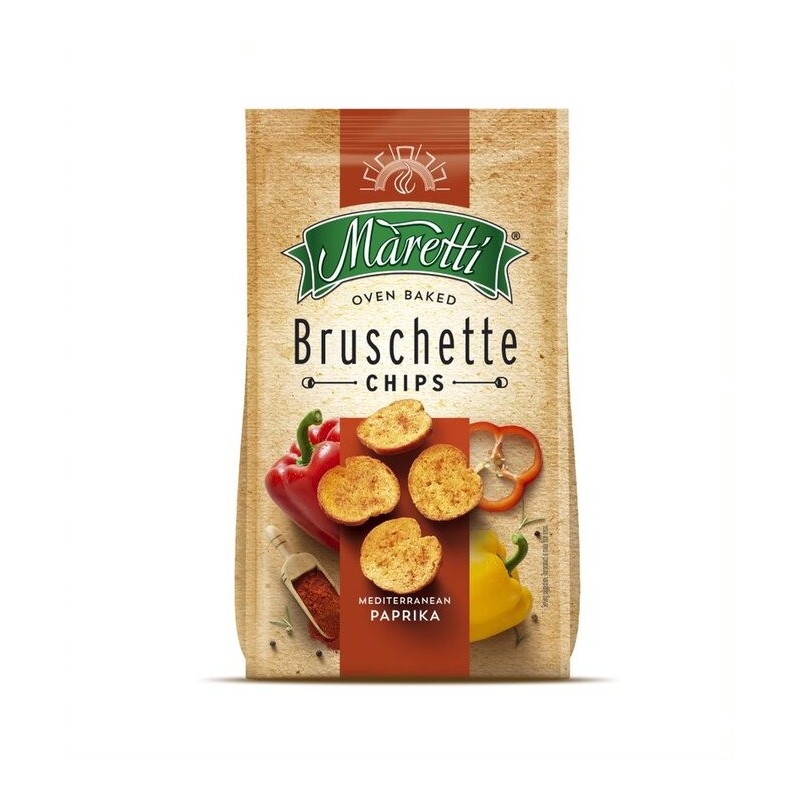Bruschette Maretti cu Aroma de Ardei Paprika, 70 g