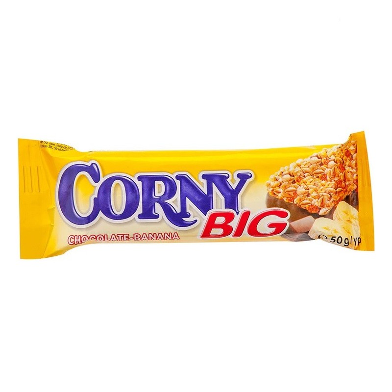 Baton de Cereale Corny Big cu Crema Ciocolata si Banana 50 g