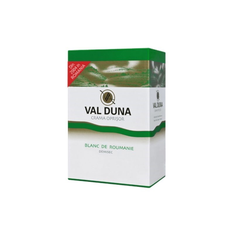 Vin Val Duna Blanc de Roumanie Alb Demisec Bag-in-Box 5 l