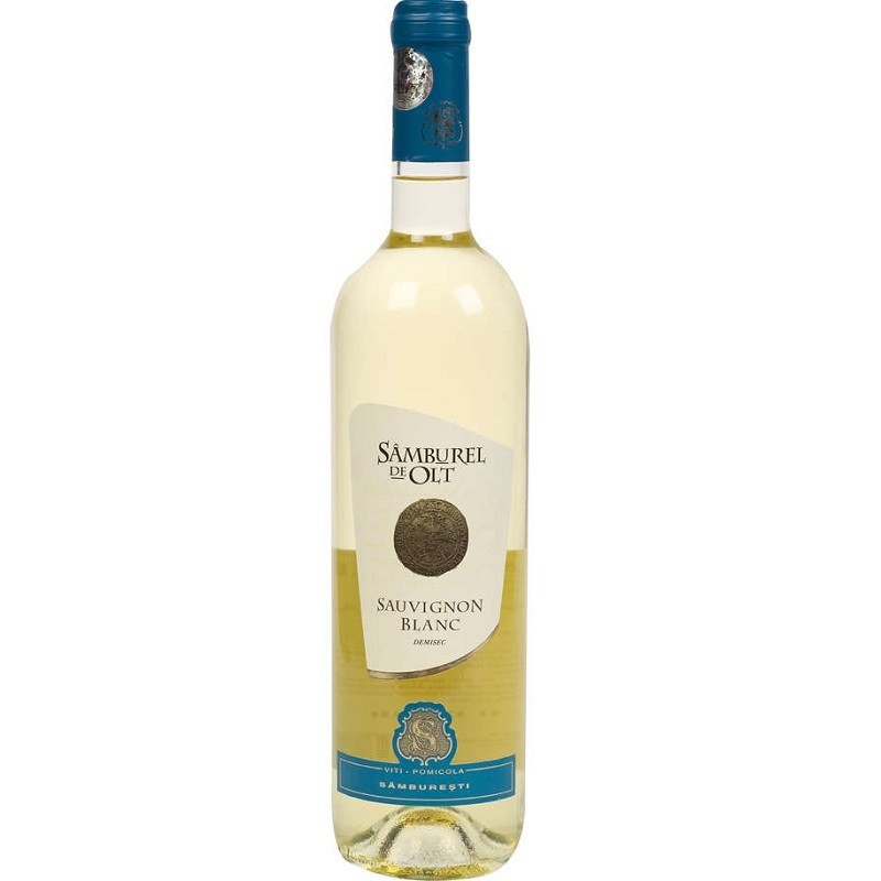 Vin Samburel de Olt Sauvignon Blanc, Alb Demisec 0.75 l