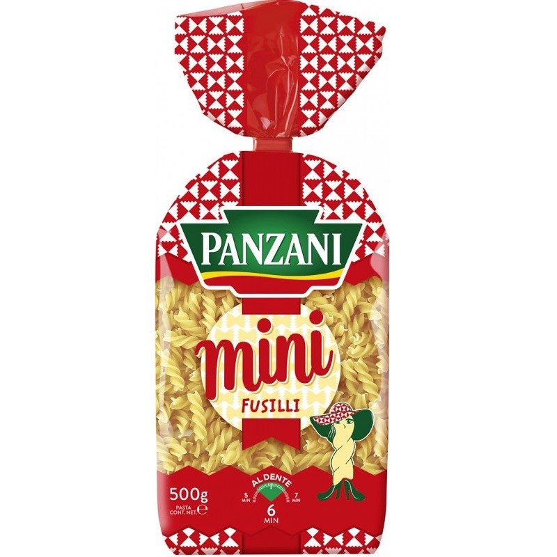 Paste Fainoase Mini Fusilli, Panzani, 500 G