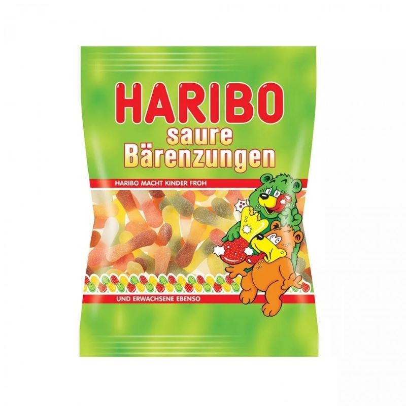 Jeleuri Haribo Saure-Barenzungen 100 g