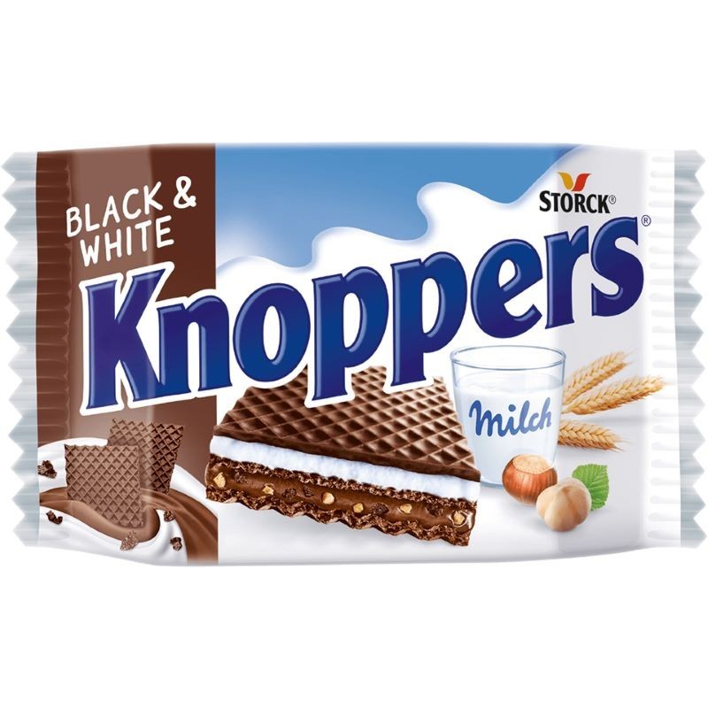 Napolitane Knoppers Black & White 25 g