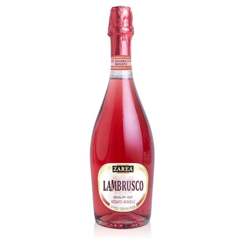 Vin Petiant Rose Zarea Lambrusco, Demidulce, 0.75 l