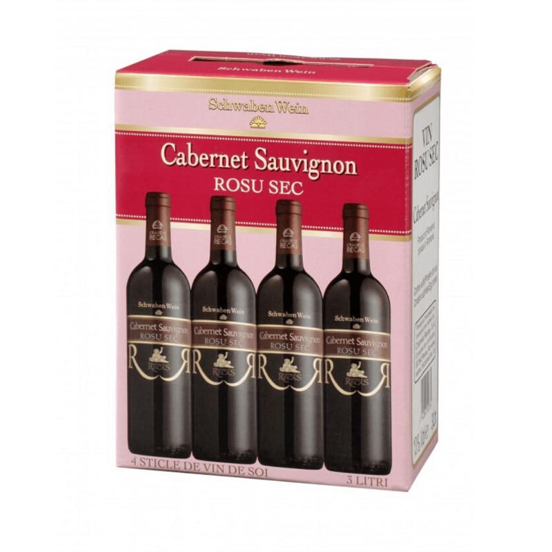 Vin Schwaben Wein Cramele Recas, Cabernet Sauvignon Rosu Sec 3 l