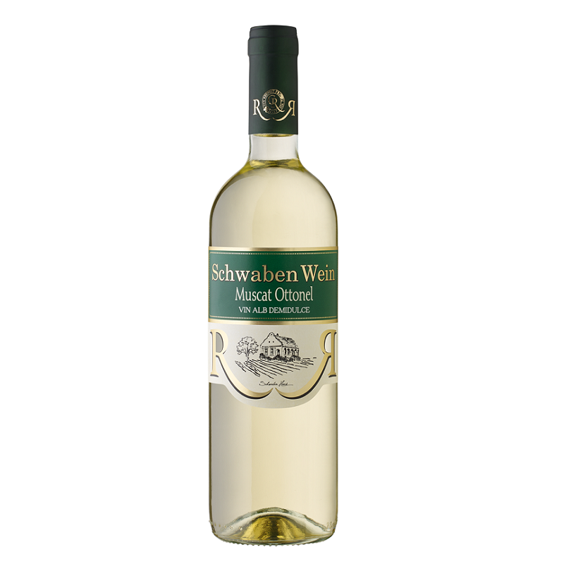 Vin Schwaben Wein Cramele Recas Muscat Ottonel, Alb Demidulce 0.75 l
