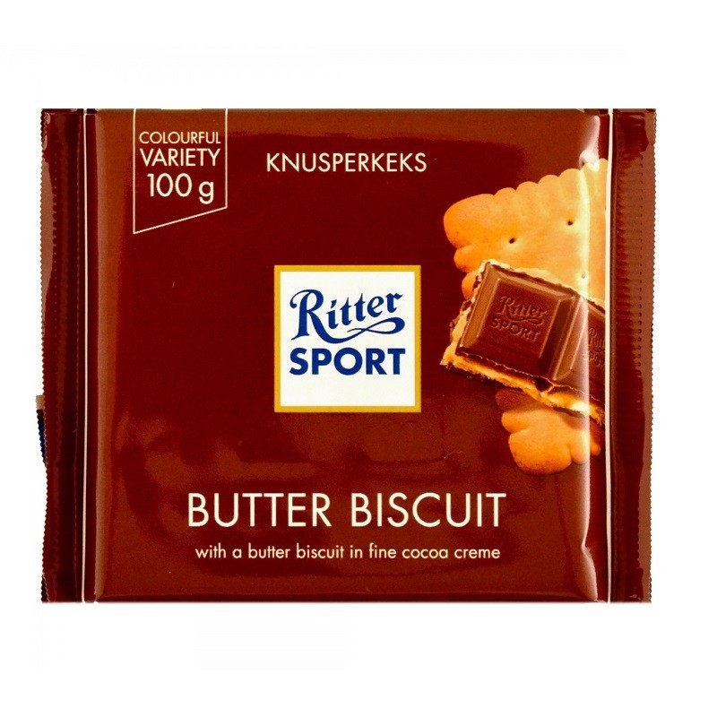 Ciocolata Ritter Sport Butter Biscuit 100 g