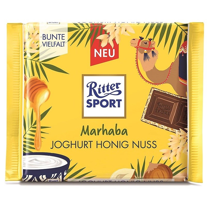 Ciocolata Ritter Sport Joghurt Honig Nuss 100 g