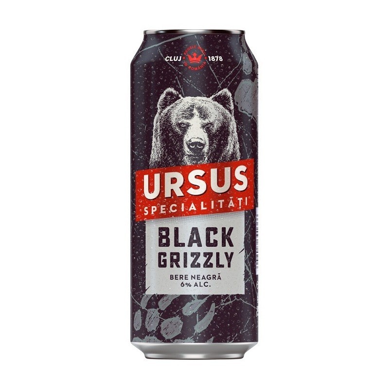 Bere Neagra Ursus Black, Doza, 0.5 l