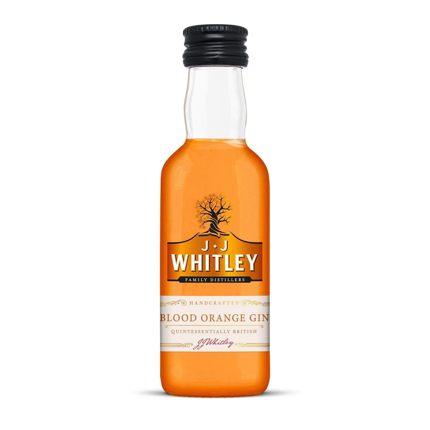Gin Jj Whitley, Blood Orange, 38.6% Alcool, Miniatura, 0.05 l