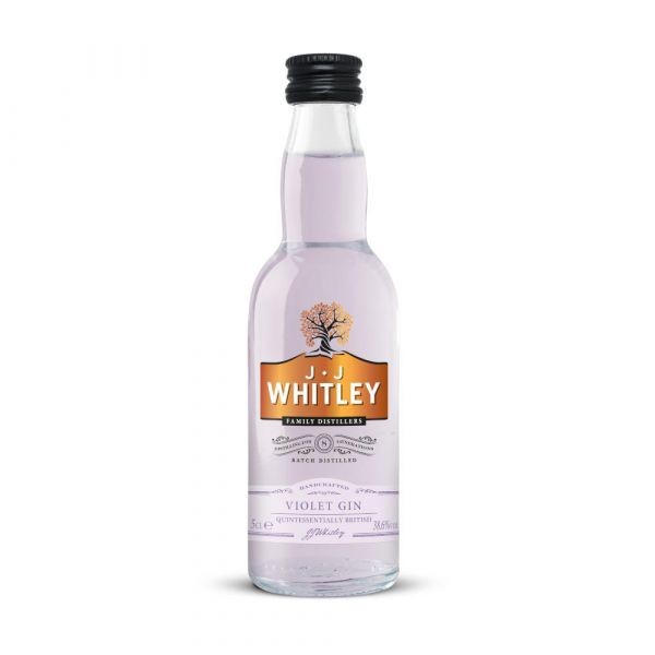 Gin Jj Whitley, Violet Gin, 38.6% Alcool, Miniatura, 0.05 l