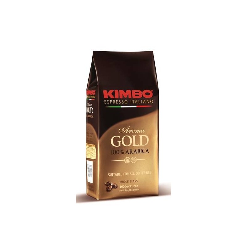 Cafea Boabe Aroma Gold 100% Arabica, Kimbo, 1 Kg