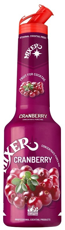Pulpa de Merisor, Mixer 100% Concentrat Piure Fructe Cranberry, 1 l