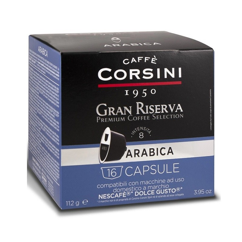 Capsule Cafea Corsini Gran Riserva Arabica Dolce Gusto 16 X 7 g