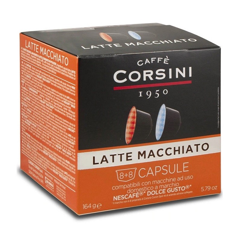 Capsule Cafea Corsini Latte Macchiato Capsule Dolce Gusto 8 X 7 g si 8 X 13.5 g