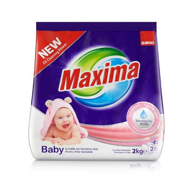 Detergent Sano Maxima Baby 2 Kg, 20 Spalari