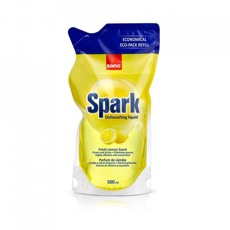 Rezerva Detergent de Vase Sano Spark Lamaie 500 ml
