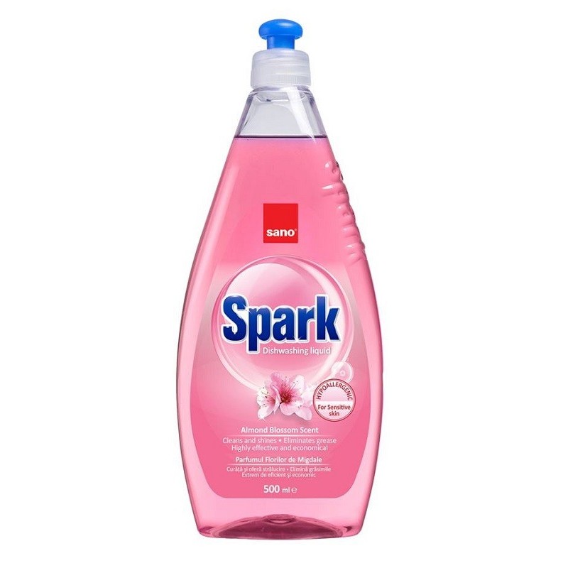 Detergent de Vase Sano Spark Migdale 500 ml