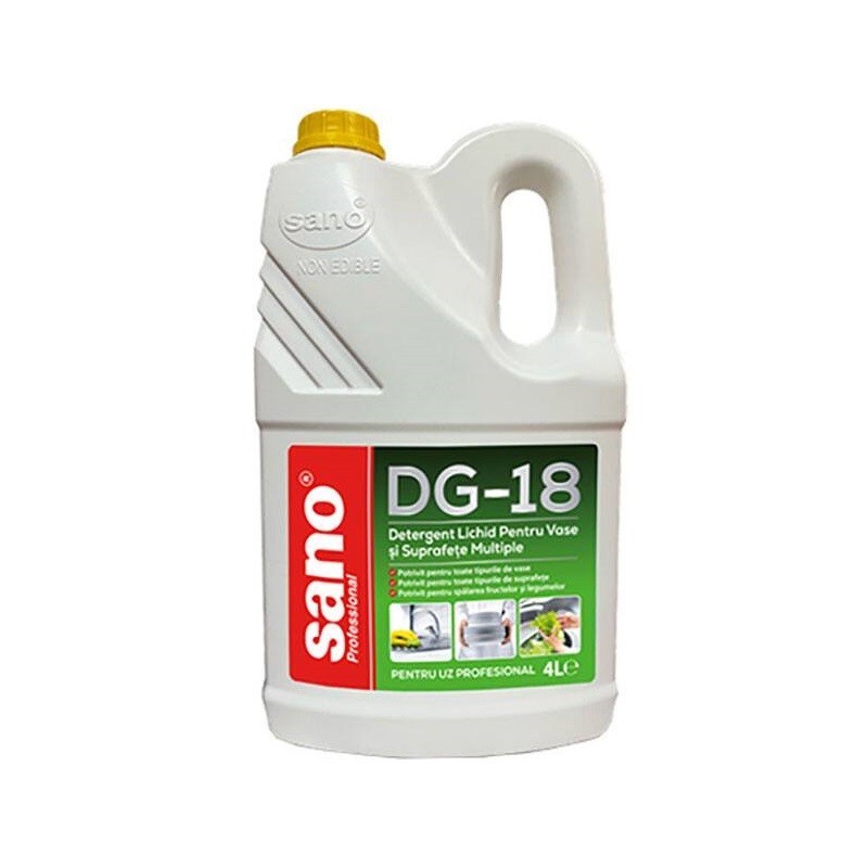 Detergent Spumant pentru Uz General Sano DG 18, 4 l
