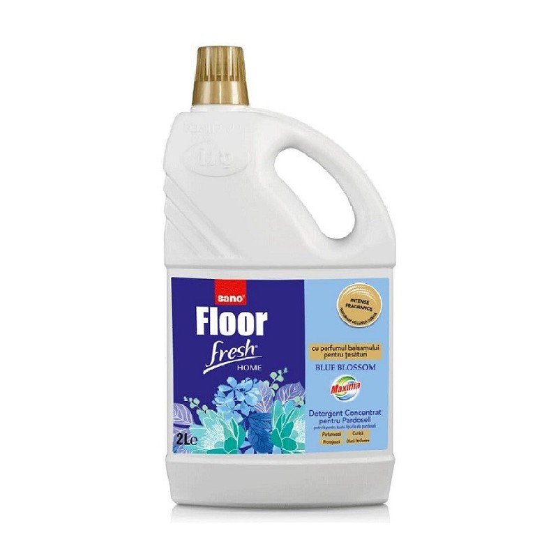 Detergent pentru Pardoseli Sano Floor Home Blue Blossom 2 l