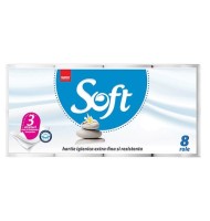 Hartie Igienica Sano Soft 3 Straturi 8 Bucati / Set