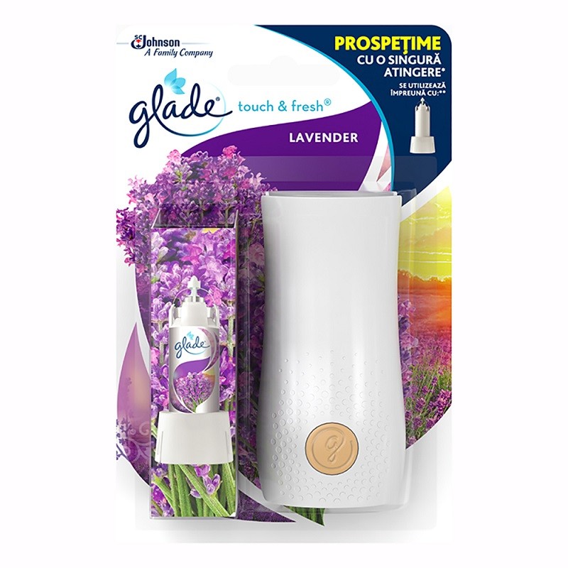 Aparat Odorizant de Camera Glade Microspray Touch & Fresh Lavender 10 ml