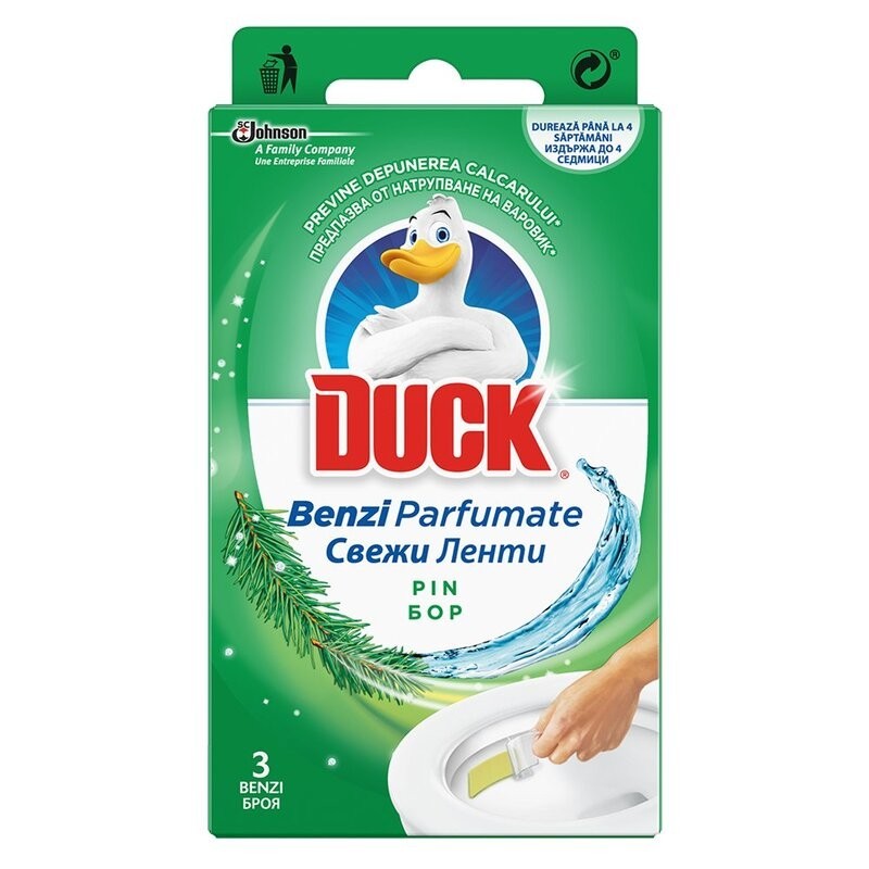 Benzi Parfumate Duck WC cu Parfum de Pin 27 g